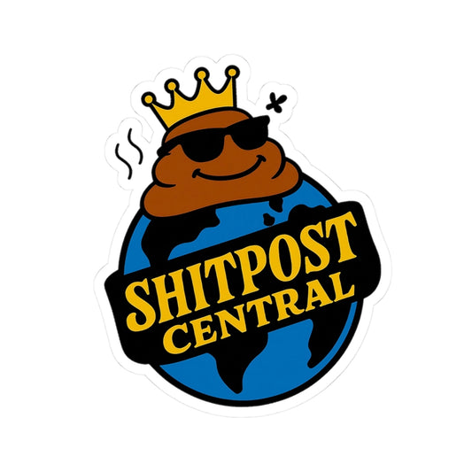Shit Post Central Sticker