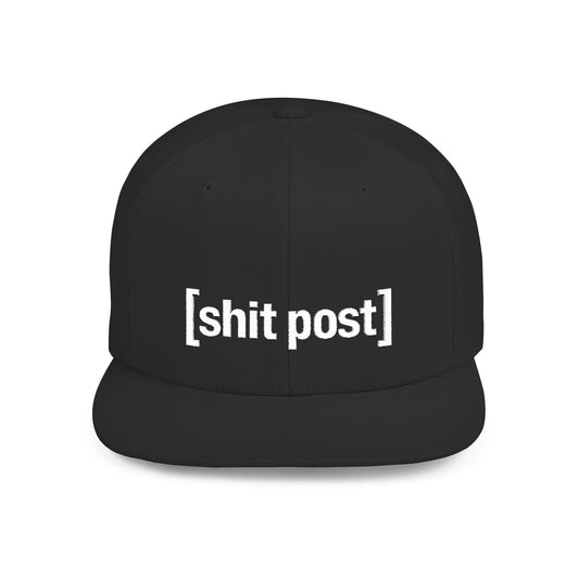 [shit post] Snapback Hat (Black)