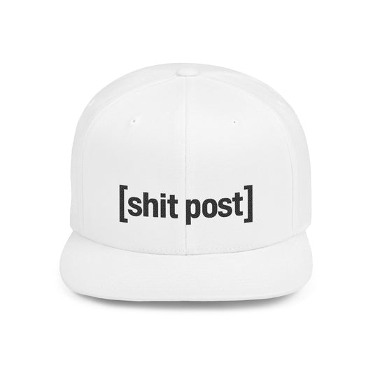 [shit post] Snapback Hat (White)